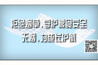 大屄屄肏大鸡吧网拒绝烟草，守护粮食安全